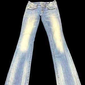MmissMe jeans Size 25, inseam 34, Boot cut.